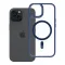 Roar Mag Bumper tok Magsafe kompatibilis  iPhone 15 sötétkék