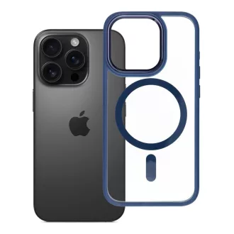   Roar Mag Bumper tok Magsafe kompatibilis  iPhone 15 Pro sötétkék