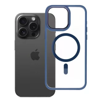  Roar Mag Bumper tok Magsafe kompatibilis  iPhone 15 Pro Max sötétkék