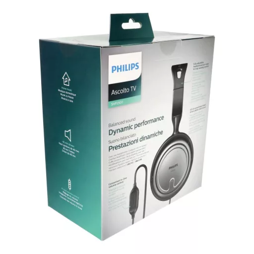 Vezetékes fejhallgató Jack 3,5 mm Philips VSLUSHP2500 ezüst