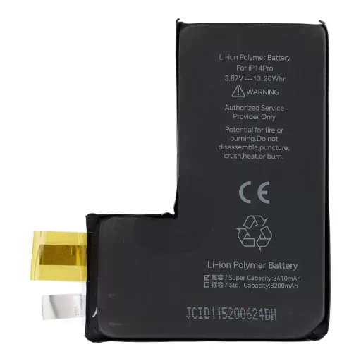 JCID Akkkumulátor BMS nélkül  iPhone 14 Pro (emelt kapacitás)