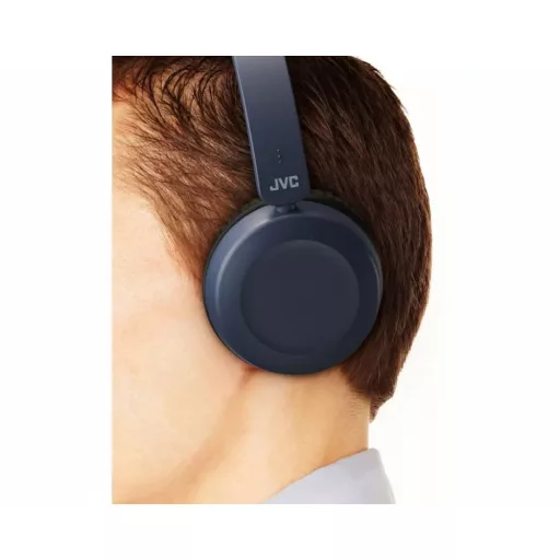 JVC vezetékes fejpántos fejhallgató mikrofonnal 3,5 mm jack HA-S31M-A-E kék