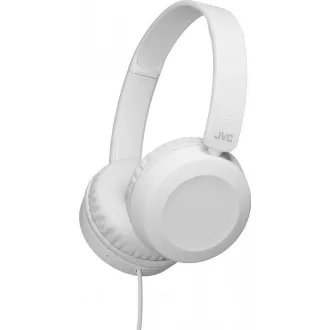   JVC vezetékes fejpántos fejhallgató mikrofonnal 3,5 mm jack HA-S31M-B-E fehér