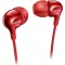 Philips vezetékes fülhallgató 3,5 mm jack SHE3555RD piros