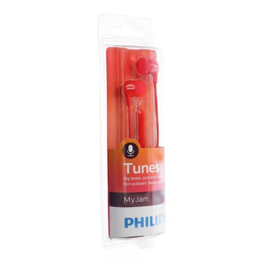 Philips vezetékes fülhallgató 3,5 mm jack SHE3555RD piros