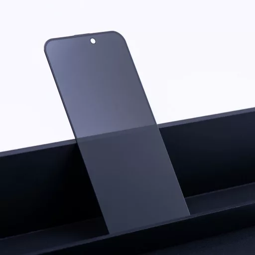 6D prémium privacy (betekintésgátló) üvegfólia OG Xiaomi Redmi Note 15 Pro+ fekete