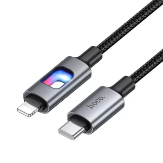 USB-C – Lightning kábel Hoco PD 27W 1,2 m U144 fekete