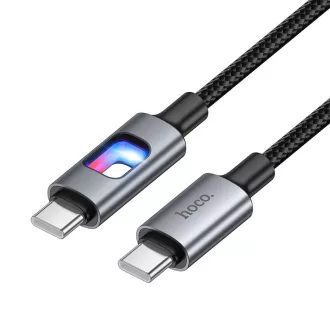 USB-C – USB-C kábel Hoco 3A 60W 1,2 m U144 fekete