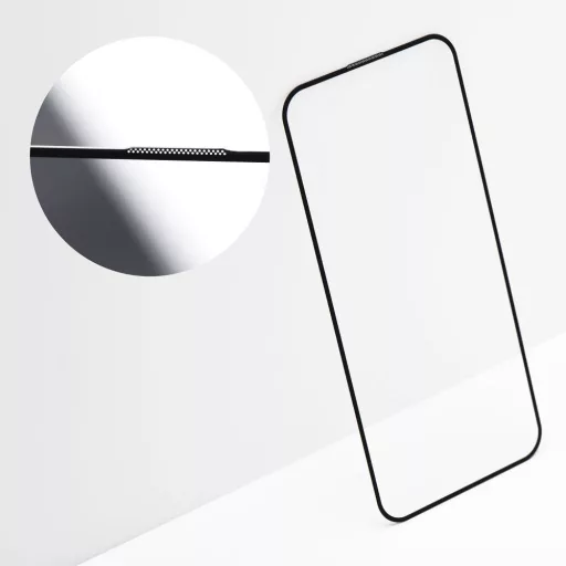 6D prémium üveg OG Xiaomi Redmi Note 15 4G / 5G fekete