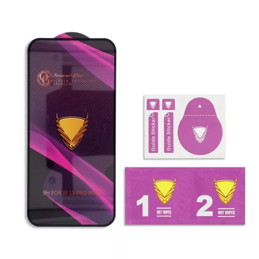 6D prémium üveg OG Xiaomi Redmi Note 15 Pro 4G / 5G fekete