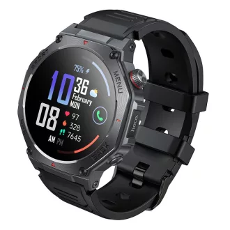   Hoco okosóra 1,43" AMOLED GPS hívás funkcióval Y37 fekete