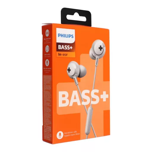 Philips vezetékes fülhallgató 3,5 mm jack SHE4305WT fehér