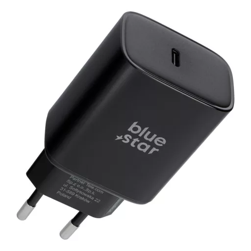 Blue Star USB-C AVS SFC2.0 3A 60W TFB-AVS-60W telefontöltő iPhone 17 Pro / Pro Max fekete