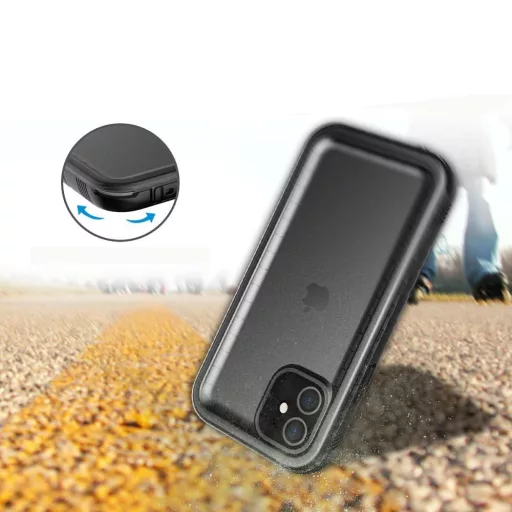 Shellbox DOT vízálló tok iPhone 11 fekete