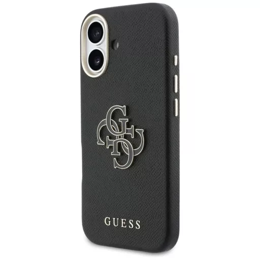 GUESS tok iPhone 17 GUHCP17S5PS4RGGK (PU FW Resin Logo) fekete
