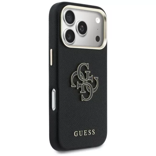 GUESS tok iPhone 17 Pro Max GUHCP17X5PS4RGGK (PU FW Resin Logo) fekete