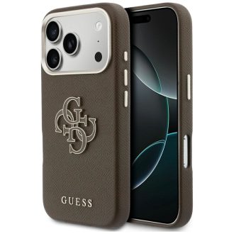   GUESS tok iPhone 17 Pro Max GUHCP17X5PS4RGGW (PU FW Resin Logo) barna