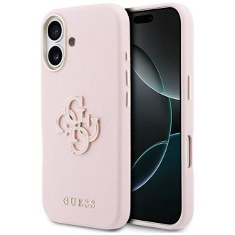   GUESS tok iPhone 17 GUHCP17S5PS4RGGP (PU FW Resin Logo) rózsaszín