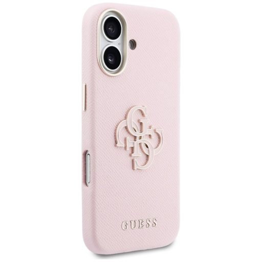GUESS tok iPhone 17 GUHCP17S5PS4RGGP (PU FW Resin Logo) rózsaszín