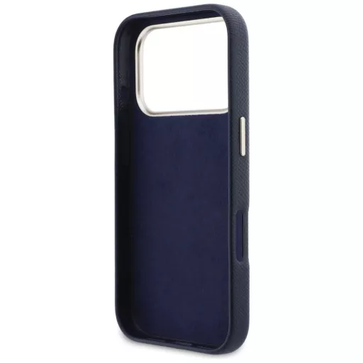 GUESS tok iPhone 17 Pro GUHCP17L5PS4RGGB (PU FW Resin Logo) kék