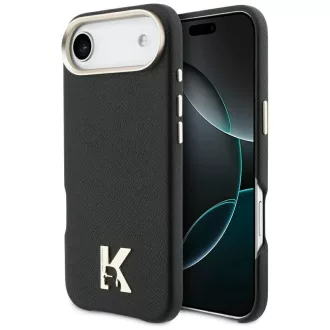   KARL LAGERFELD tok iPhone 17 Air Magsafe kompatibilis KLHMP17M5PGFKHGK (PU FW W/ KHead Logo) fekete