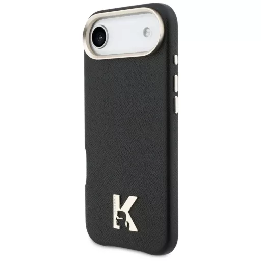 KARL LAGERFELD tok iPhone 17 Air Magsafe kompatibilis KLHMP17M5PGFKHGK (PU FW W/ KHead Logo) fekete