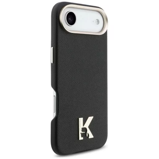 KARL LAGERFELD tok iPhone 17 Air Magsafe kompatibilis KLHMP17M5PGFKHGK (PU FW W/ KHead Logo) fekete