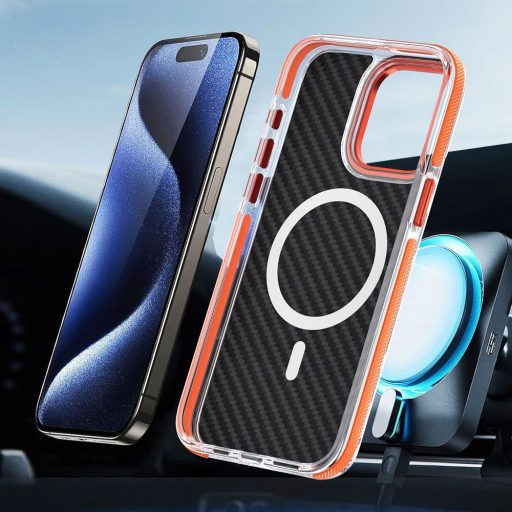 Fiber tok Magsafe kompatibilis XIAOMI Redmi Note 15 Pro 5G narancssárga