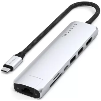 Adapter HUB 7in1 USB C Satechi Slim ST-P7SS ezüst