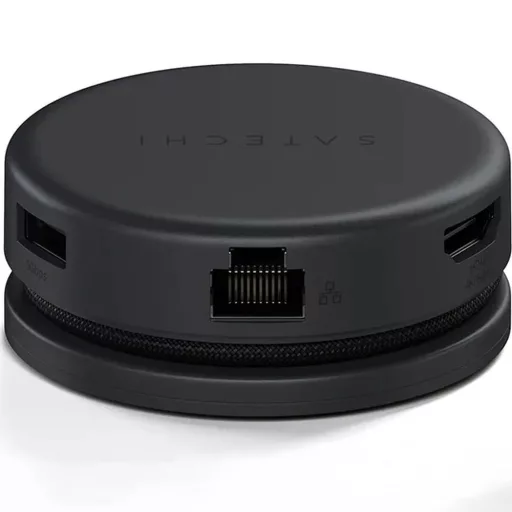 Adapter HUB 7in1 USB C Satechi Multiport ST-POTG7C éjfekete