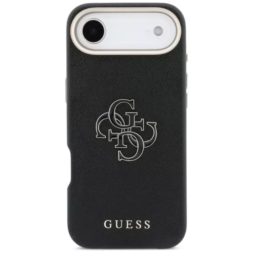 GUESS tok iPhone 17 Air GUHCP17M5PS4RGGK (PU FW Resin Logo) fekete