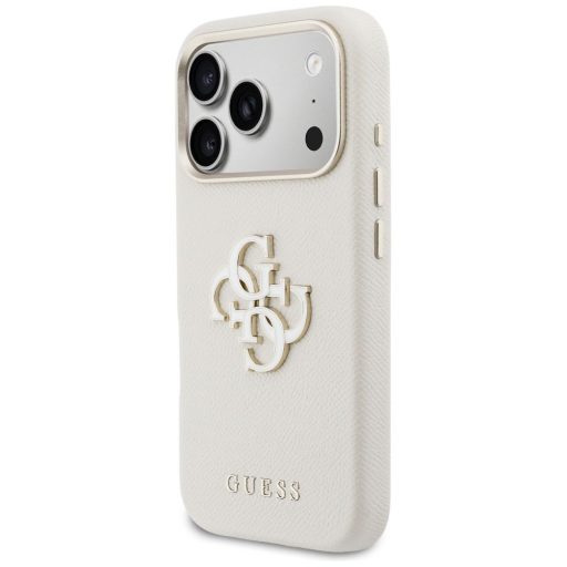 GUESS tok iPhone 17 Pro GUHCP17L5PS4RGGE (PU FW Resin Logo) bézs