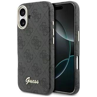   GUESS tok iPhone 17 Magsafe kompatibilis GUHMP17S5P4FWMSK (PU FW 4G Script) fekete