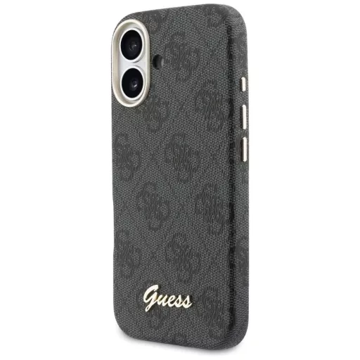 GUESS tok iPhone 17 Magsafe kompatibilis GUHMP17S5P4FWMSK (PU FW 4G Script) fekete