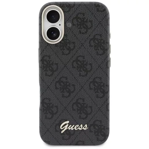GUESS tok iPhone 17 Magsafe kompatibilis GUHMP17S5P4FWMSK (PU FW 4G Script) fekete