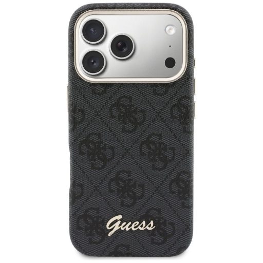 GUESS tok iPhone 17 Pro Max Magsafe kompatibilis GUHMP17X5P4FWMSK (PU FW 4G Script) fekete
