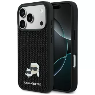   KARL LAGERFELD tok iPhone 17 Pro KLHCP17L6PRKCLK (Rhinestone W/ K&C PIN) fekete