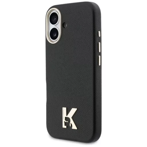 KARL LAGERFELD tok iPhone 17 Magsafe kompatibilis KLHMP17S5PGFKHGK (PU FW W/ KHead Logo) fekete