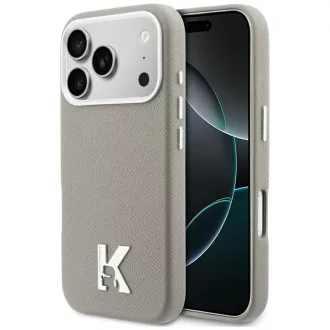   KARL LAGERFELD tok iPhone 17 Pro Magsafe kompatibilis KLHMP17L5PGFKHGG (PU FW W/ KHead Logo) szürke