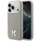 KARL LAGERFELD tok iPhone 17 Pro Magsafe kompatibilis KLHMP17L5PGFKHGG (PU FW W/ KHead Logo) szürke