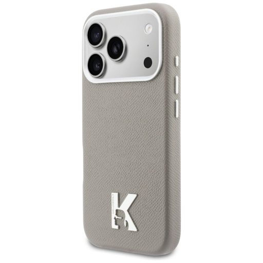 KARL LAGERFELD tok iPhone 17 Pro Max Magsafe kompatibilis KLHMP17X5PGFKHGG (PU FW W/ KHead Logo) szürke