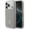 KARL LAGERFELD tok iPhone 17 Pro Magsafe kompatibilis KLHMP17L6PFKCLG (PU FW W/ K&C Head Pin) szürke
