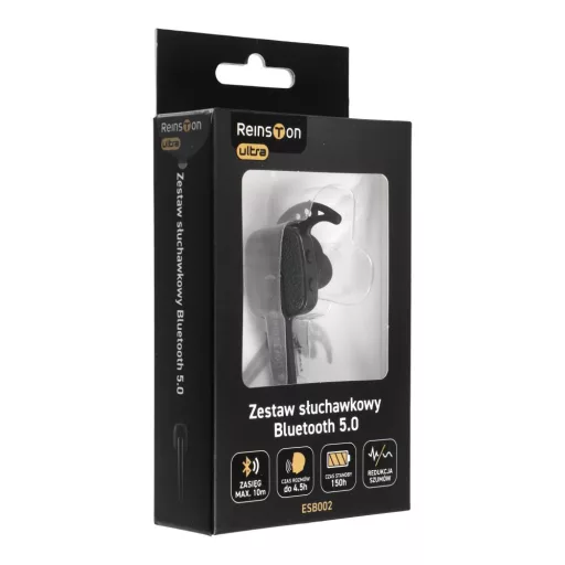Reinston vezeték nélküli mono headset ESB002 fekete