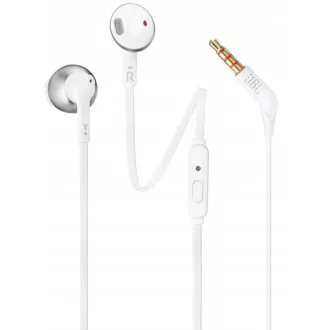 JBL T205 vezetékes fülhallgató jack 3,5 mm fehér
