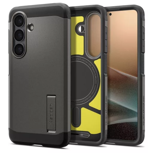 SPIGEN tok TOUGH ARMOR Magsafe kompatibilis  SAMSUNG S26 fémesszürke