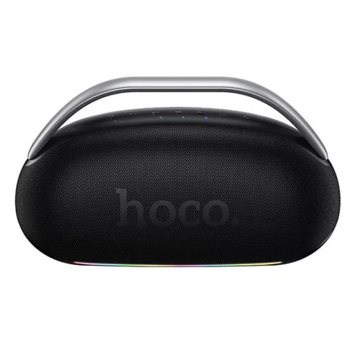 Vezeték nélküli hangszóró 300W 8h + 2 x vezeték nélküli mikrofon Hoco HT2 fekete