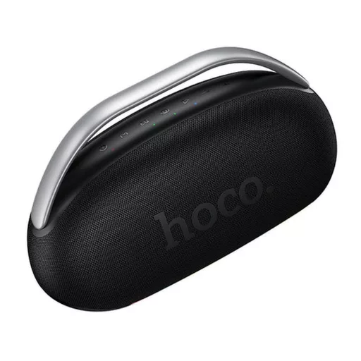 Vezeték nélküli hangszóró 300W 8h + 2 x vezeték nélküli mikrofon Hoco HT2 fekete