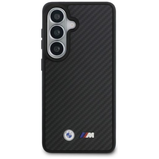 BMW tok SAMSUNG S26 BMHMS26S24CFMMK (Magnetic Kevlar W/ Logo) Fekete