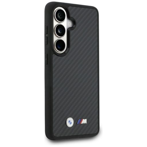 BMW tok SAMSUNG S26 BMHMS26S24CFMMK (Magnetic Kevlar W/ Logo) Fekete