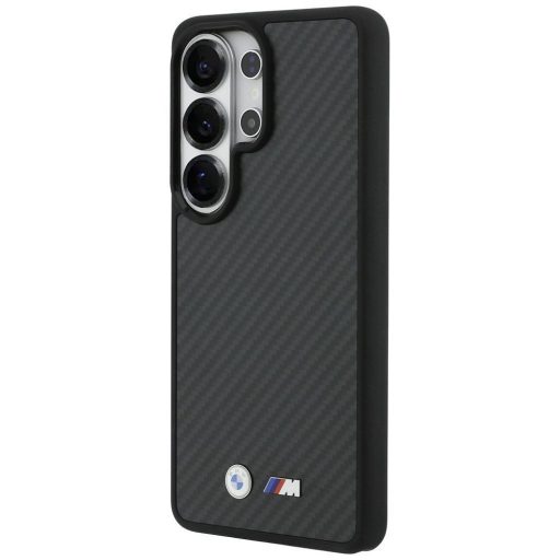 BMW tok SAMSUNG S26 Ultra BMHMS26L24CFMMK (Magnetic Kevlar W/ Logo) Fekete